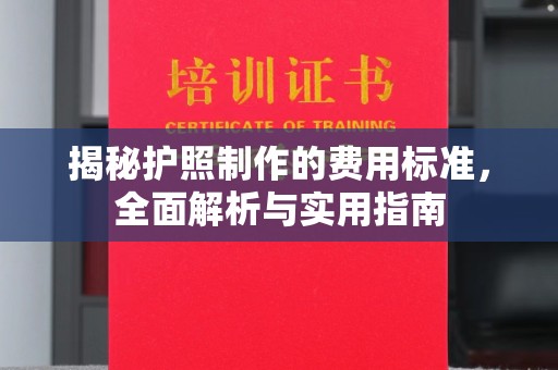 金水揭秘护照制作的费用标准，全面解析与实用指南