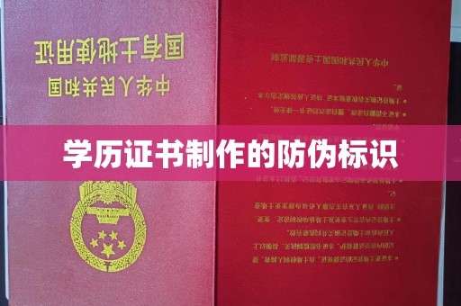 金水学历证书制作的防伪标识