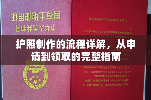 金水护照制作的流程详解，从申请到领取的完整指南