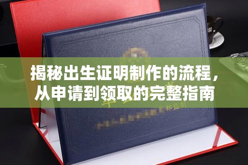 金水揭秘出生证明制作的流程，从申请到领取的完整指南