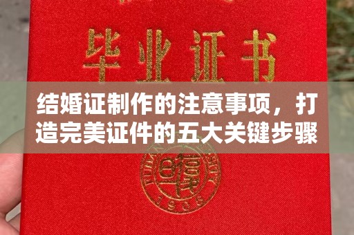 金水结婚证制作的注意事项，打造完美证件的五大关键步骤