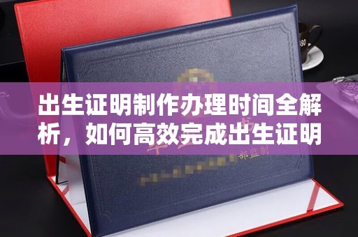 金水出生证明制作办理时间全解析，如何高效完成出生证明申请？