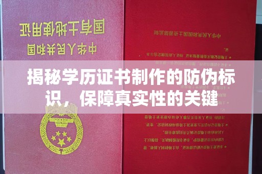 金水揭秘学历证书制作的防伪标识，保障真实性的关键