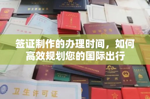 金水签证制作的办理时间，如何高效规划您的国际出行