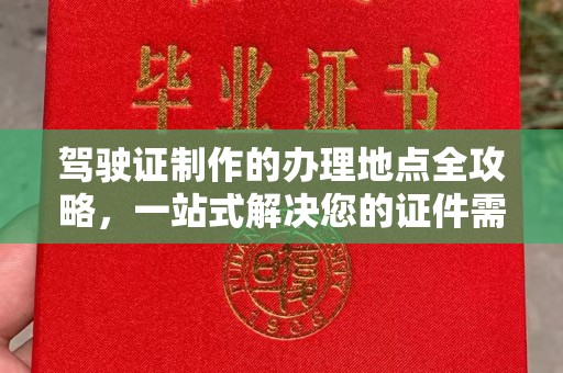 金水驾驶证制作的办理地点全攻略，一站式解决您的证件需求