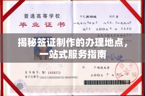 金水揭秘签证制作的办理地点，一站式服务指南