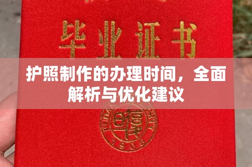 金水护照制作的办理时间，全面解析与优化建议